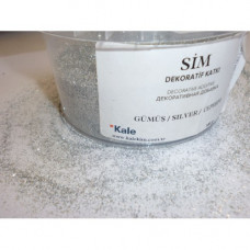 Kale Sim - декоративная добавка (блестки) серебро 100г